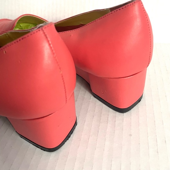 Vintage Bellini Pink Leather Loafers - Picture 4 of 8